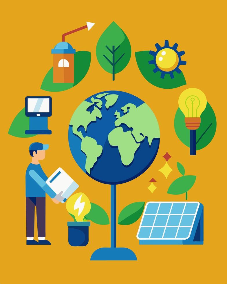 the-process-of-solar-panel-recycling-not-only-reduces-waste-and-conserves-resources-but-also-creates-job-opportunities-for-individuals-with-specialized-skills-in-the-field-vector